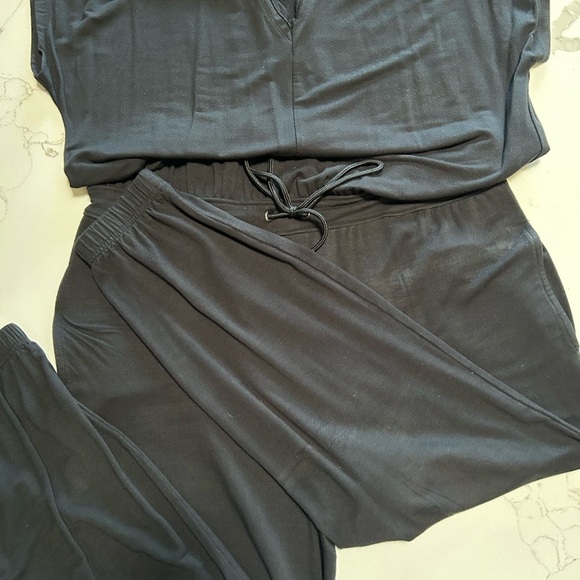 Skinnygirl Classic Black Jumpsuit Size Large - Picture 2 of 9